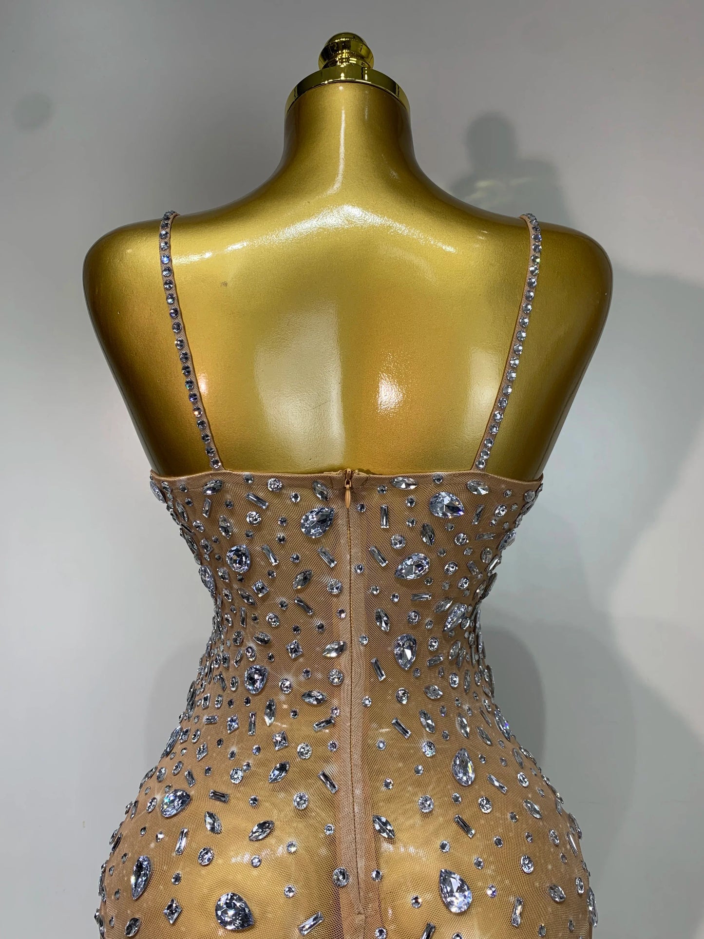 Handmade Rhinestone Dress