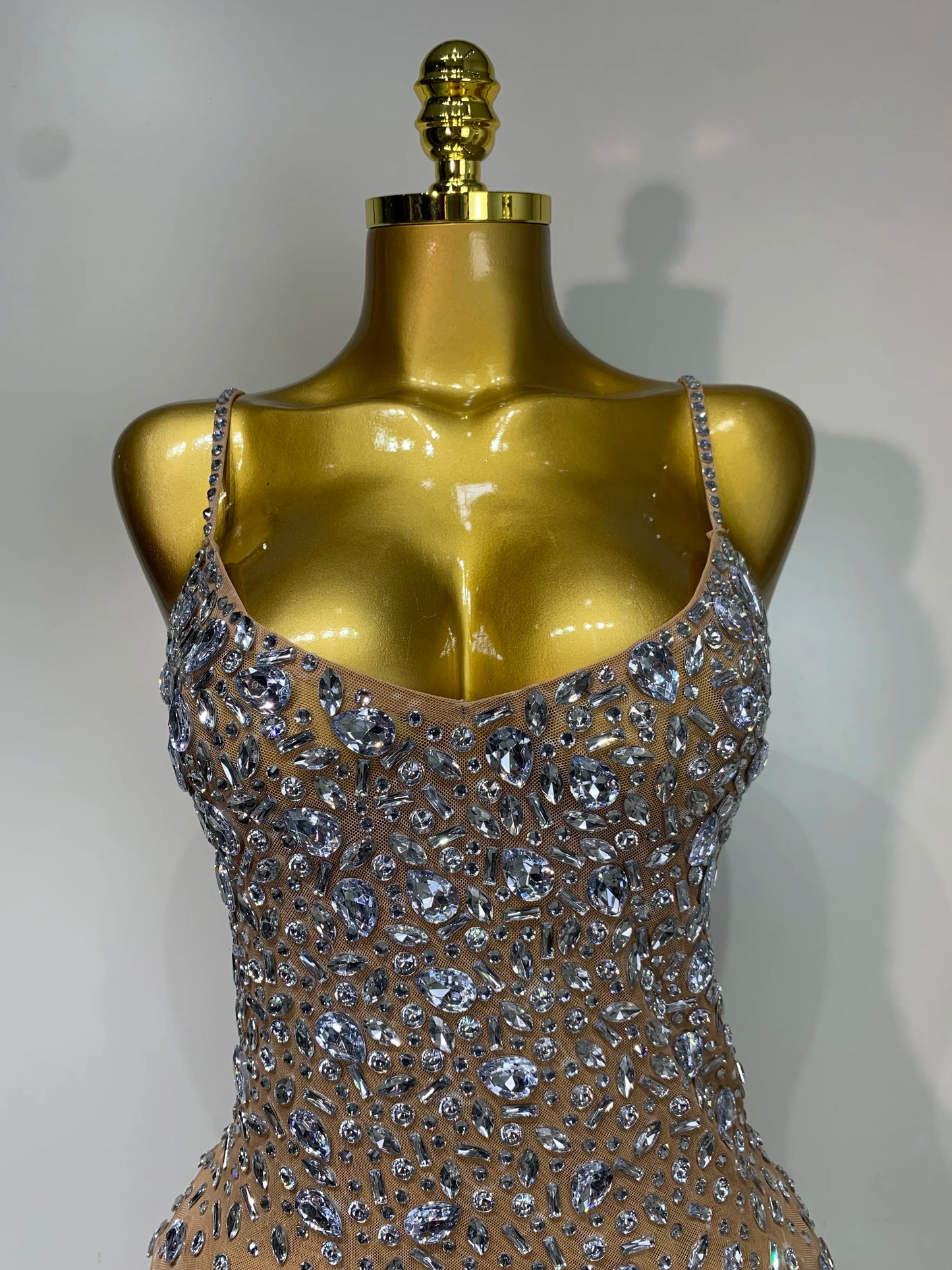Handmade Rhinestone Dress