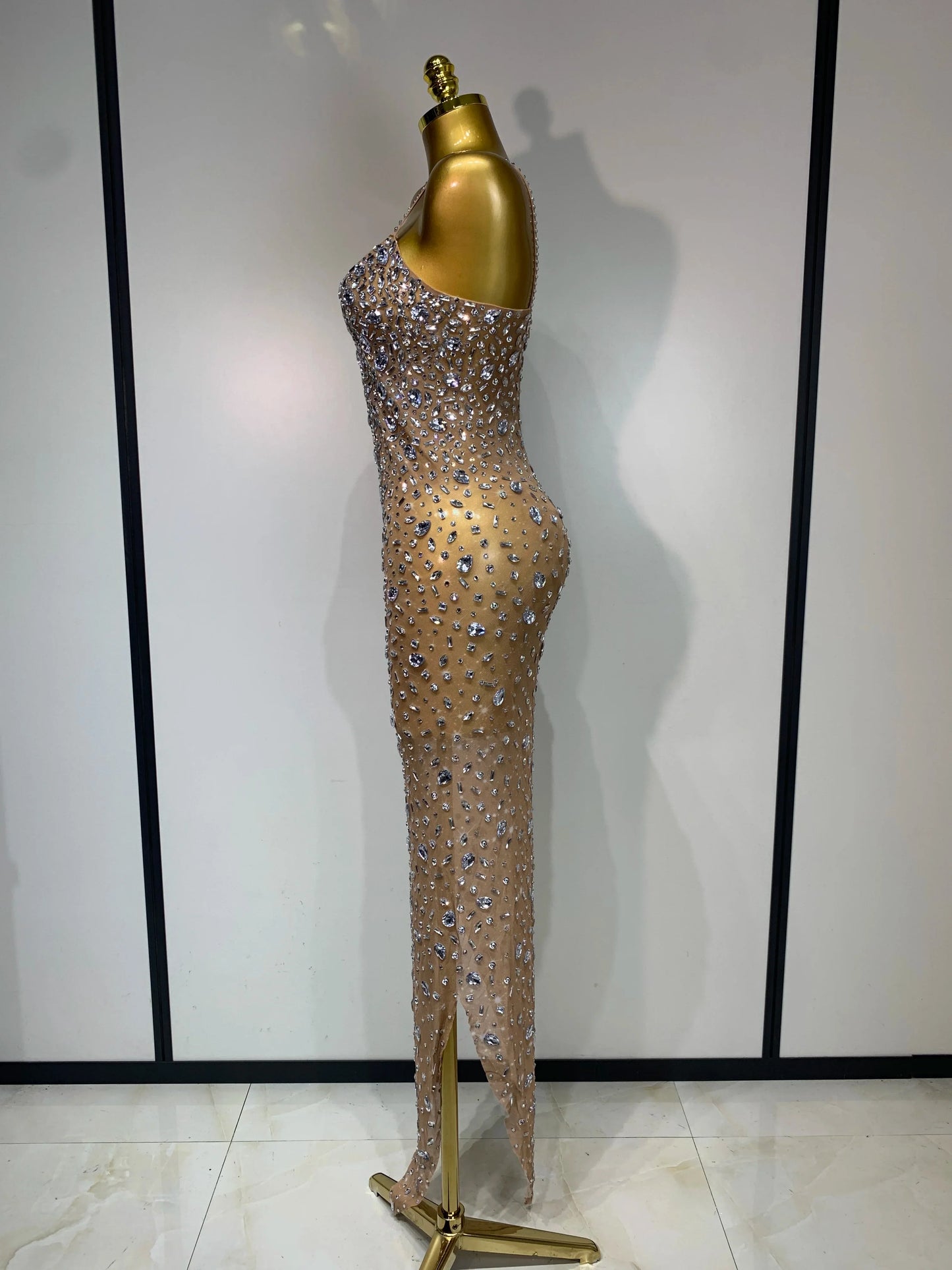 Handmade Rhinestone Dress